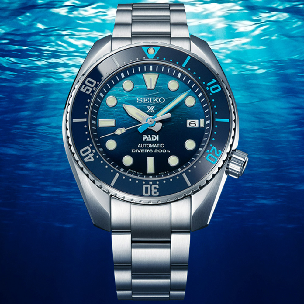 SEIKO精工 PROSPEX系列 PADI 相撲特別版 潛水機械腕錶 45mm (6R35-02C0U/SPB375J1)