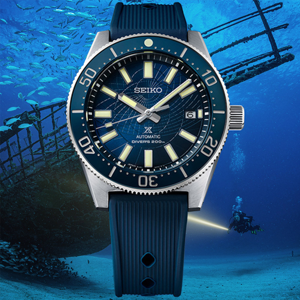 SEIKO精工 PROSPEX系列 愛海洋 水中考古 限量機械腕錶 41.3mm (8L35-01R0B/SLA065J1)