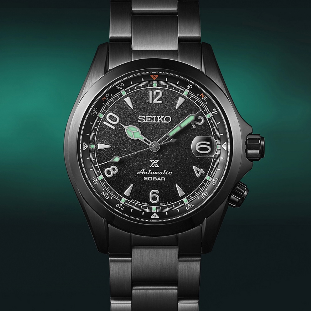 SEIKO精工 PROSPEX系列 限量黑潮 夜視機械腕錶 39.5mm (6R35-02F0SD/SPB337J)