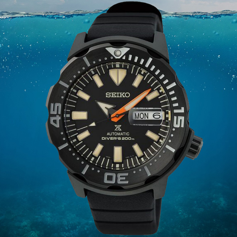 SEIKO精工 PROSPEX系列 黑潮 潛水機械腕錶 42.4mm (4R36-10L0C/SRPH13K1)
