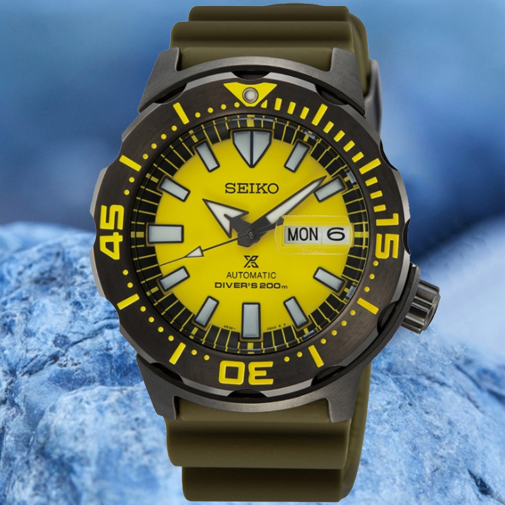 SEIKO精工 PROSPEX系列 DIVER SCUBA 防水200米 潛水機械腕錶 42.4mm (4R36-08B0Y/SRPF35K1)