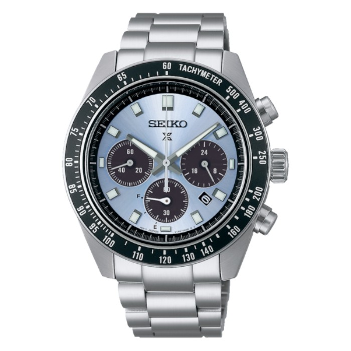 【SEIKO】精工 Prospex 冰藍熊貓錶 SSC935P1 太陽能三眼計時手錶V192-0AH0U