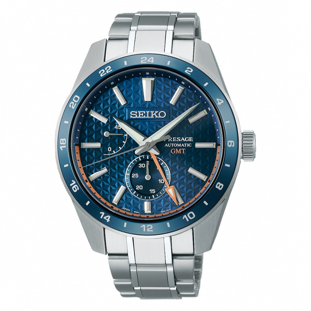 SEIKO 精工PRESAGE新銳設計藍寶石不鏽鋼錶42mmmmSPB217J1/6R64-00C0B 黑標
