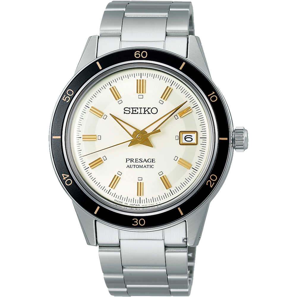 SEIKO 精工 presage 60年代復古機械腕錶-4R35-05A0S(SRPG03J1)