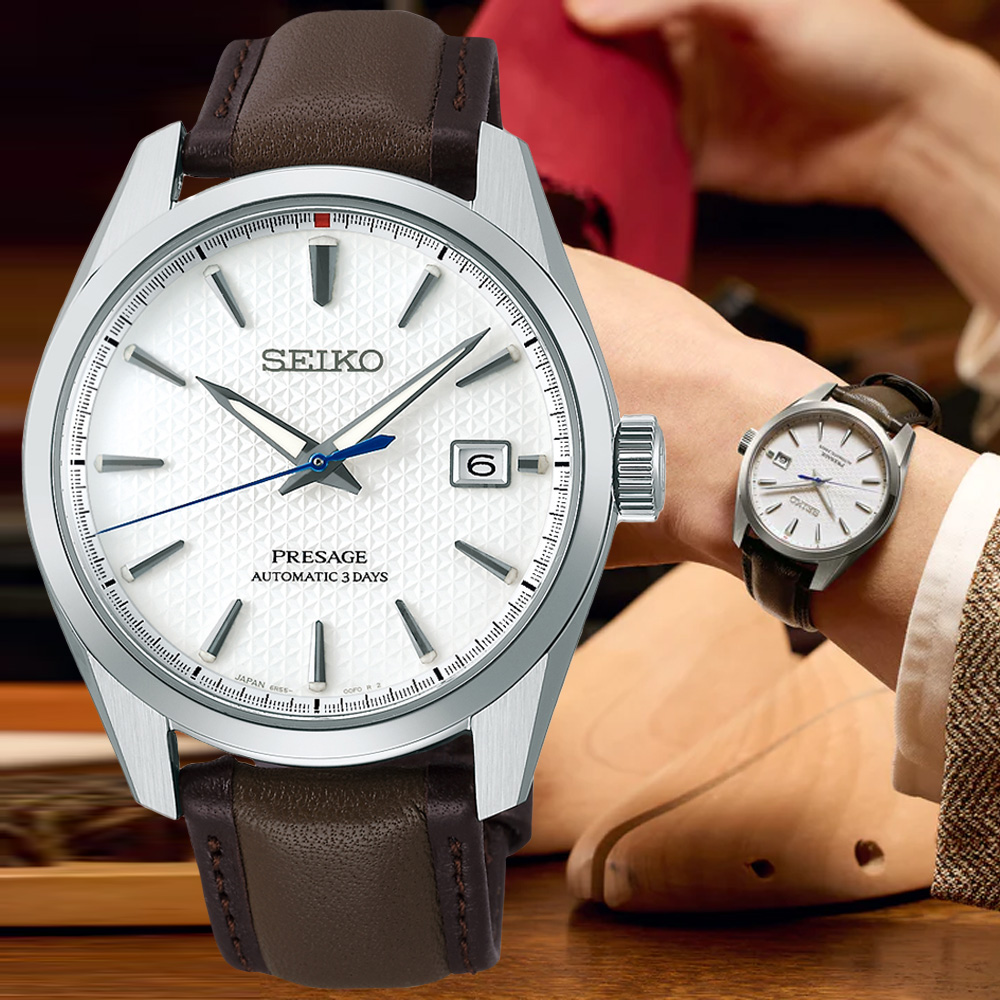 SEIKO 精工 PRESAGE 新銳系列 製錶110週年 機械腕錶 (SPB413J1/6R55-00F0S)