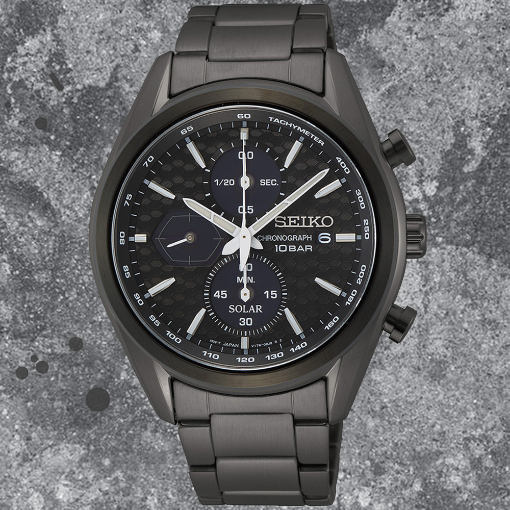 SEIKO 精工 Criteria系列 太陽能 計時腕錶 (SSC773P1/V176-0BH0SD)