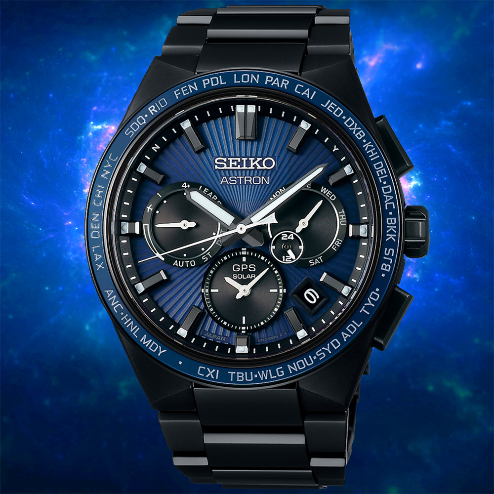 SEIKO 精工 Astron系列 太陽能 超新星 鈦金屬GPS腕錶 (SSH121J1/5X53-0BV0B)