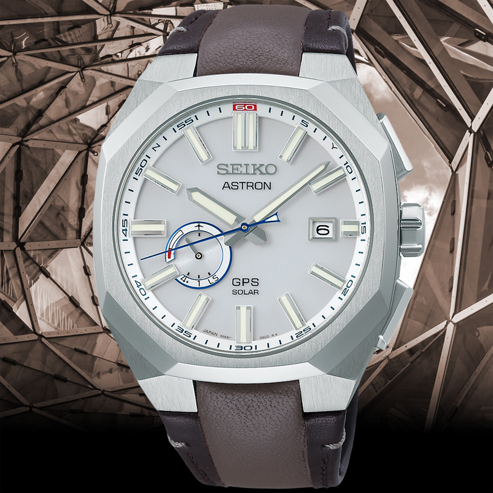 SEIKO 精工 Astron系列 製錶110週年 限量太陽能 GPS定位 鈦金屬腕錶 (SSJ019J1/3X62-0AC0J)