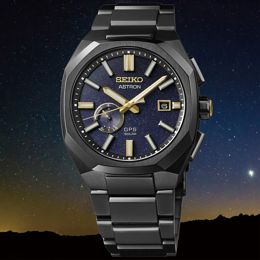 SEIKO精工 Astron系列 限量款 晨星 太陽能 鈦金屬GPS腕錶 41.2mm (3X62-0AD0SD/SSJ021J1)