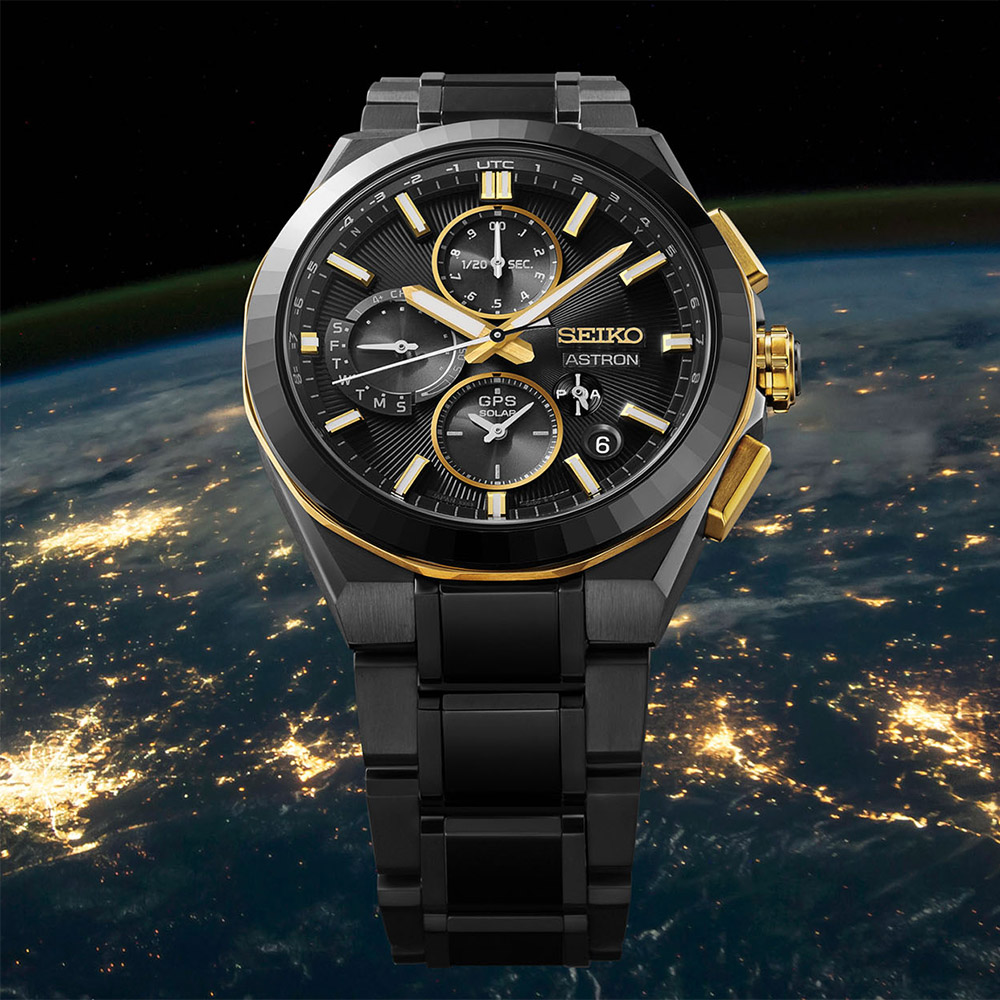 SEIKO 精工 ASTRON 服部金太郎限量款 100週年GPS衛星定位雙時區鈦金屬手錶(SSH156J1/5X83-0AB0G)
