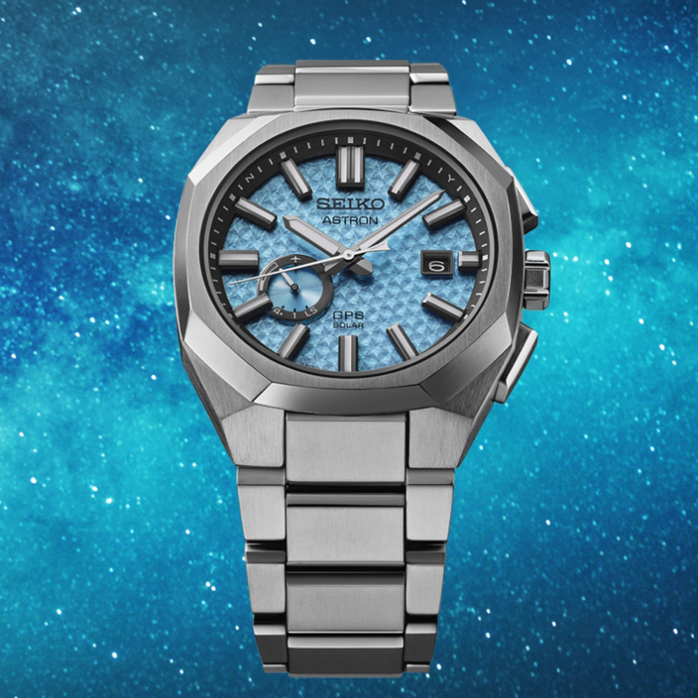 SEIKO 精工 Astron 限量星空GPS衛星定位太陽能鈦金屬手錶(SSJ027J1/3X62-0AF0B)