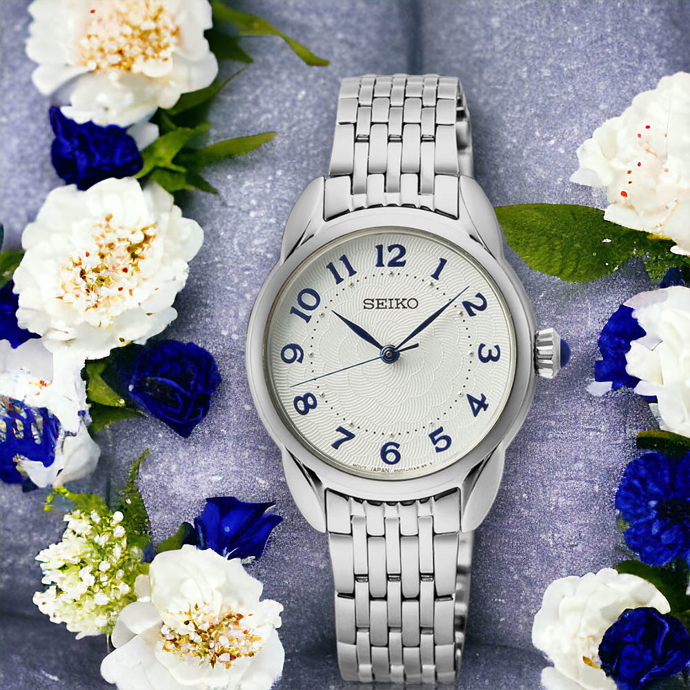 SEIKO 精工 古典 阿拉伯刻度 時尚女錶-6N01-00P0S/SUR561P1 手錶 鋼錶 白色