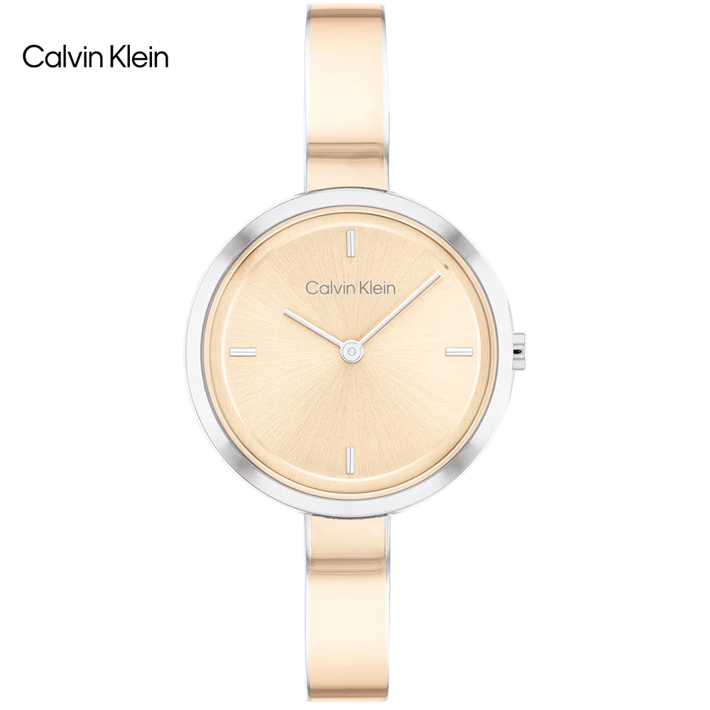 Calvin Klein 典雅氣質手環式腕錶/玫瑰金/30mm/CK25200188
