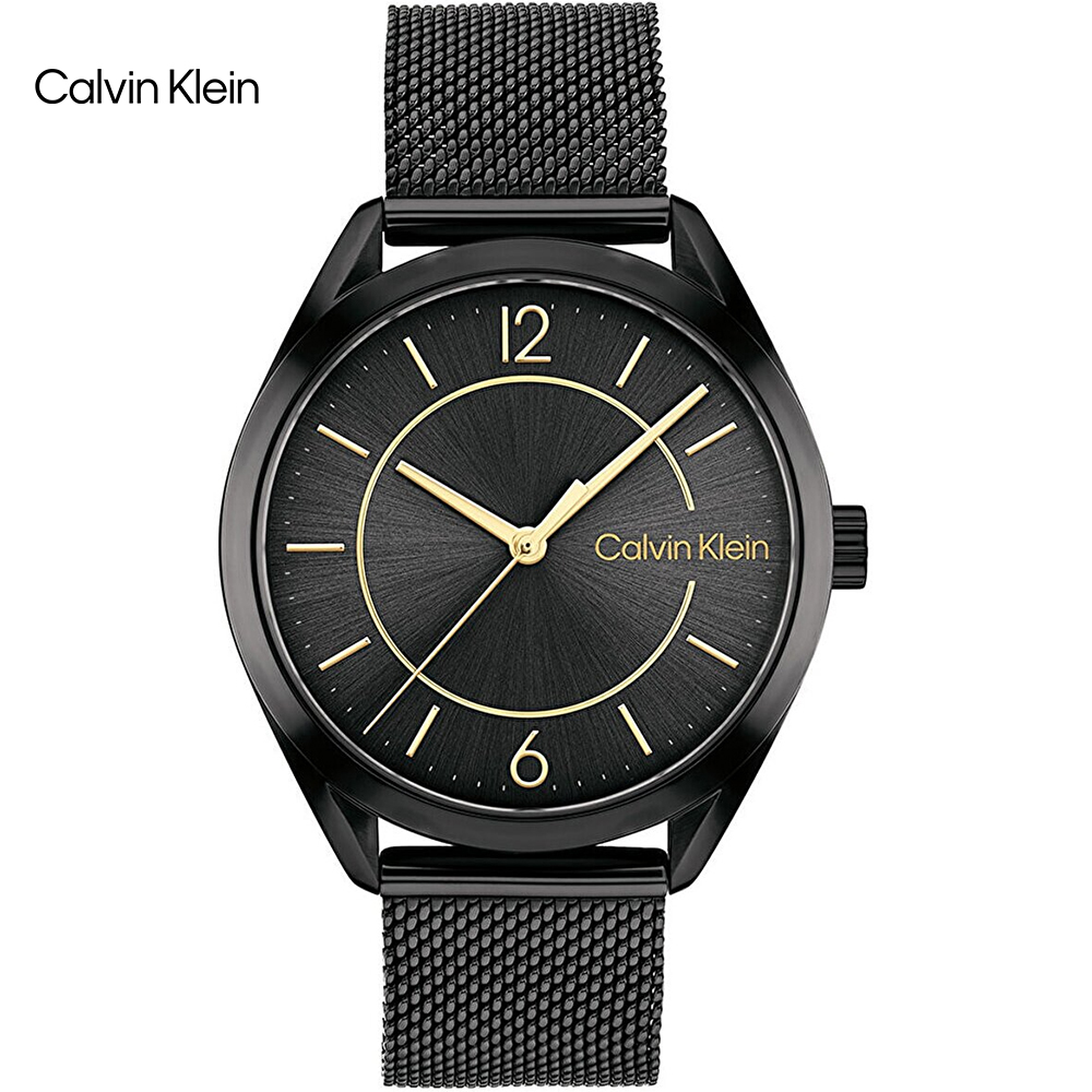 Calvin Klein 簡約時尚米蘭帶腕錶/黑/36mm/CK25200194