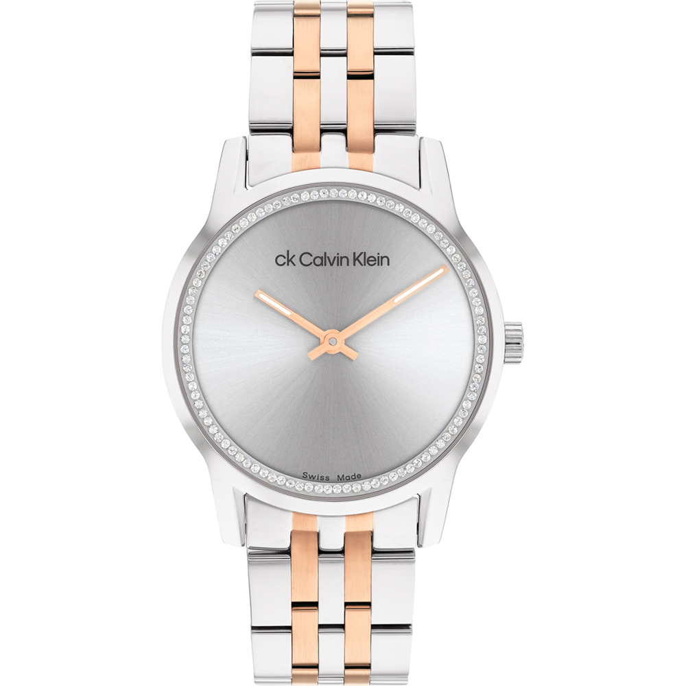Calvin Klein 凱文克萊 CK 瑞士製晶鑽女錶-32mm(25000020)