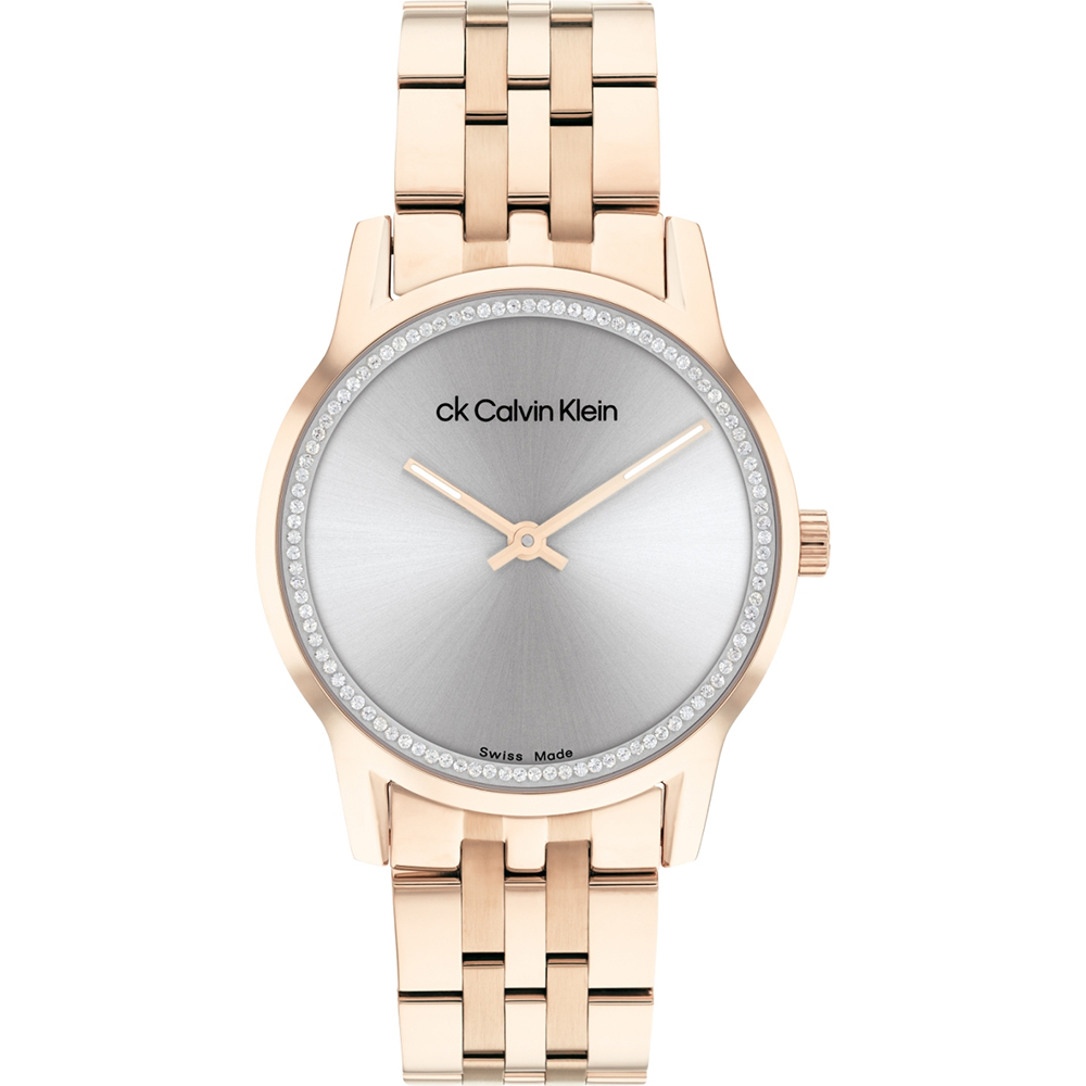 Calvin Klein 凱文克萊 CK 瑞士製晶鑽女錶-32mm(25000018)