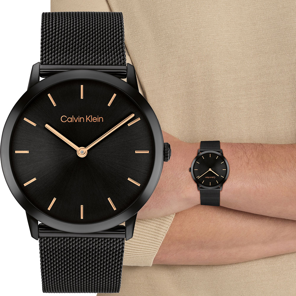 Calvin Klein 凱文克萊 CK Exceptional 中性錶 米蘭帶手錶-37mm(25300002)
