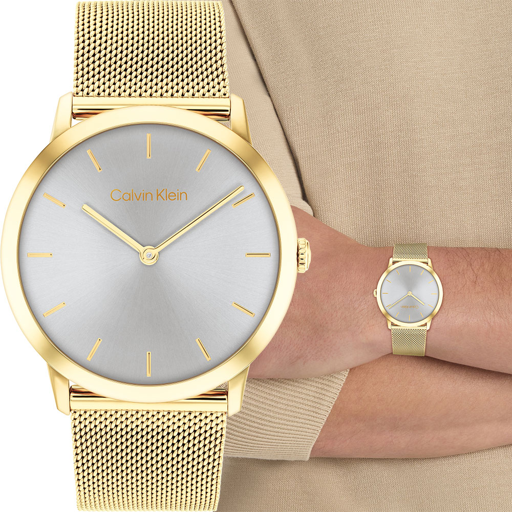 Calvin Klein 凱文克萊 CK Exceptional 中性錶 米蘭帶手錶-37mm(25300003)