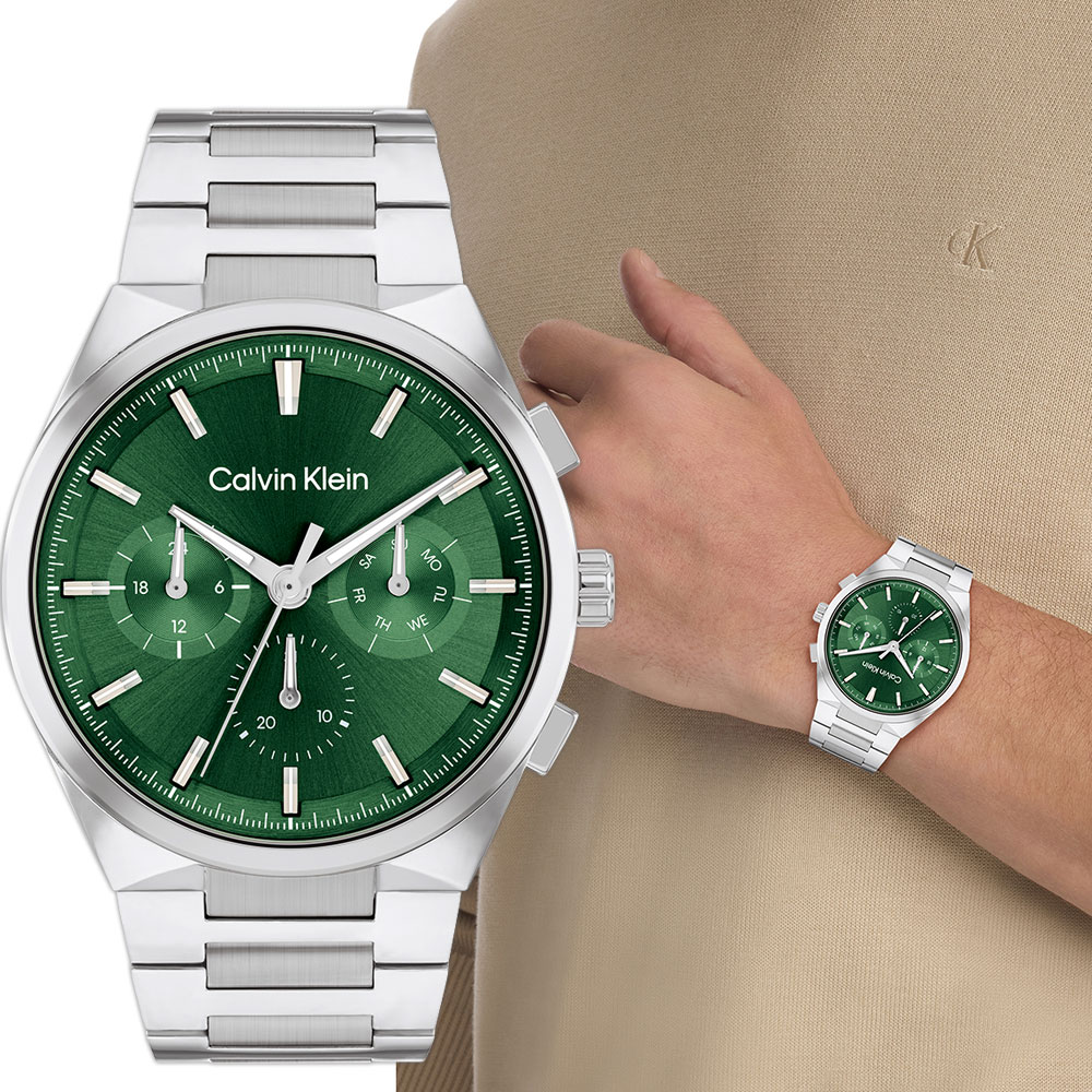 Calvin Klein 凱文克萊 CK Distinguish 日曆手錶-44mm(25200441)