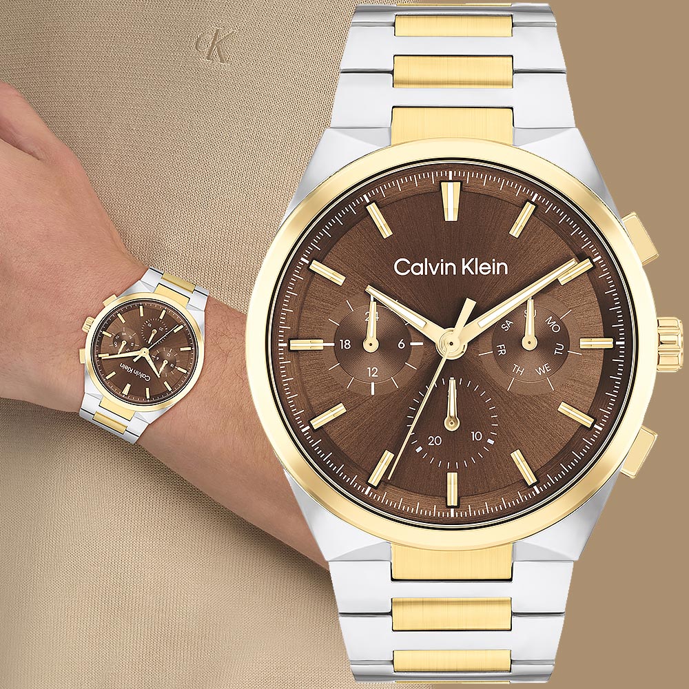 Calvin Klein 凱文克萊 CK Distinguish 日曆手錶-44mm(25200442)