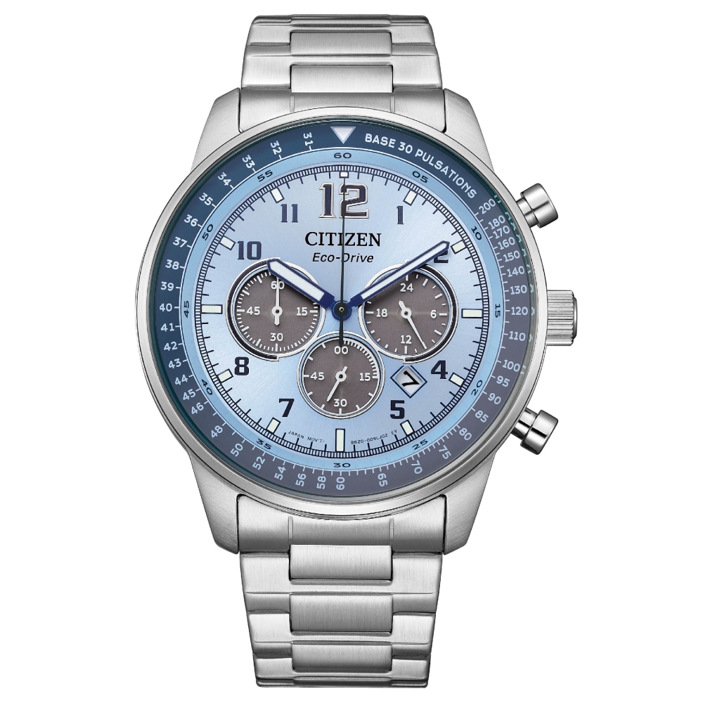 CITIZEN 星辰Chronograph系列希望之藍光動能腕錶CA4500-83M