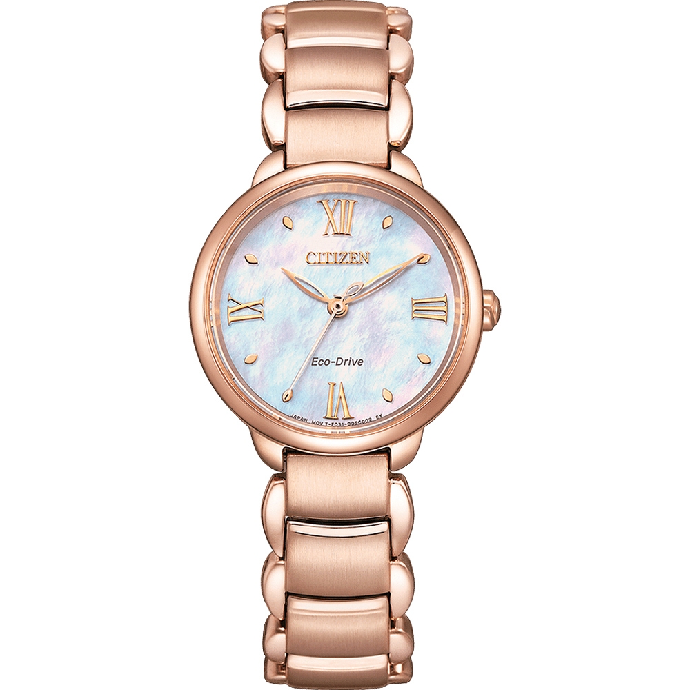 CITIZEN L系列 天空藍鑽石光動能女錶EM0928-84D-30mm