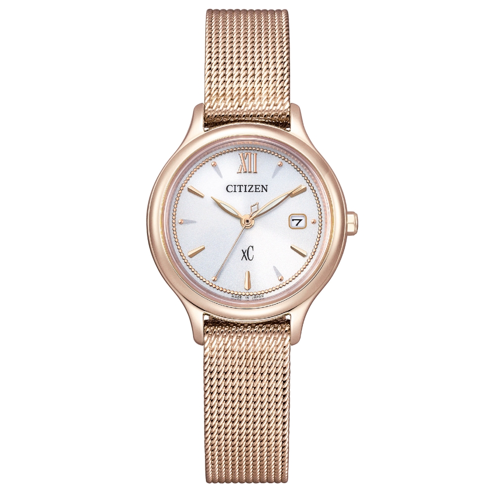 CITIZEN XC 亞洲限定款米蘭帶光動能套錶EW2635-62A