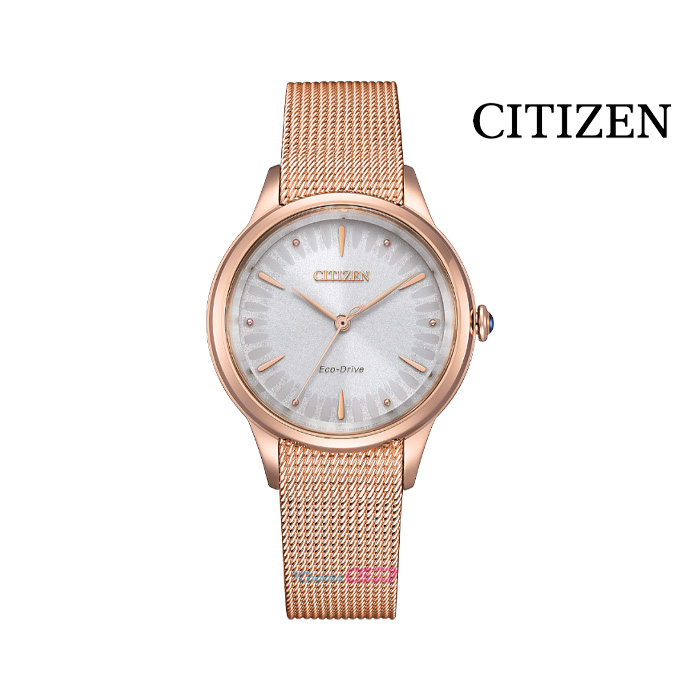 【CITIZEN】EM1153-88A 光動能女錶 32.5mm 公司貨