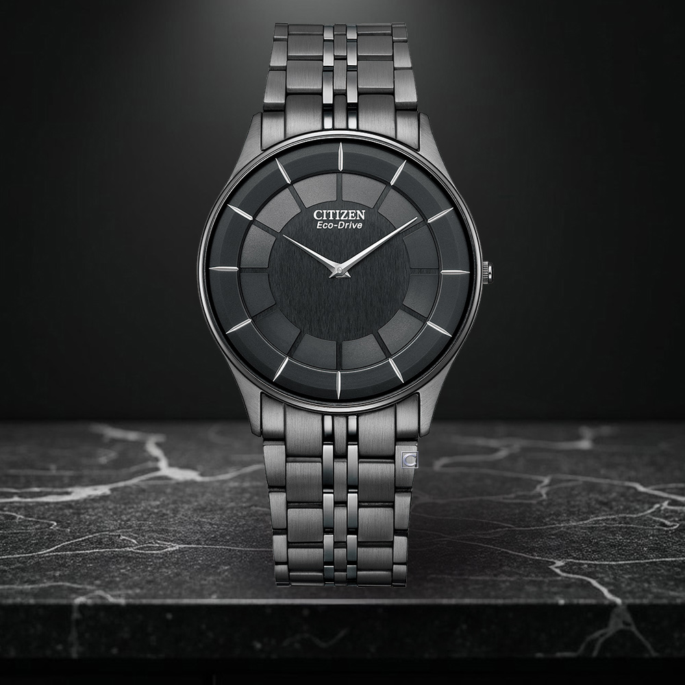 CITIZEN 星辰錶 夜色版 光動能時尚腕錶 手錶-AR3017-58E