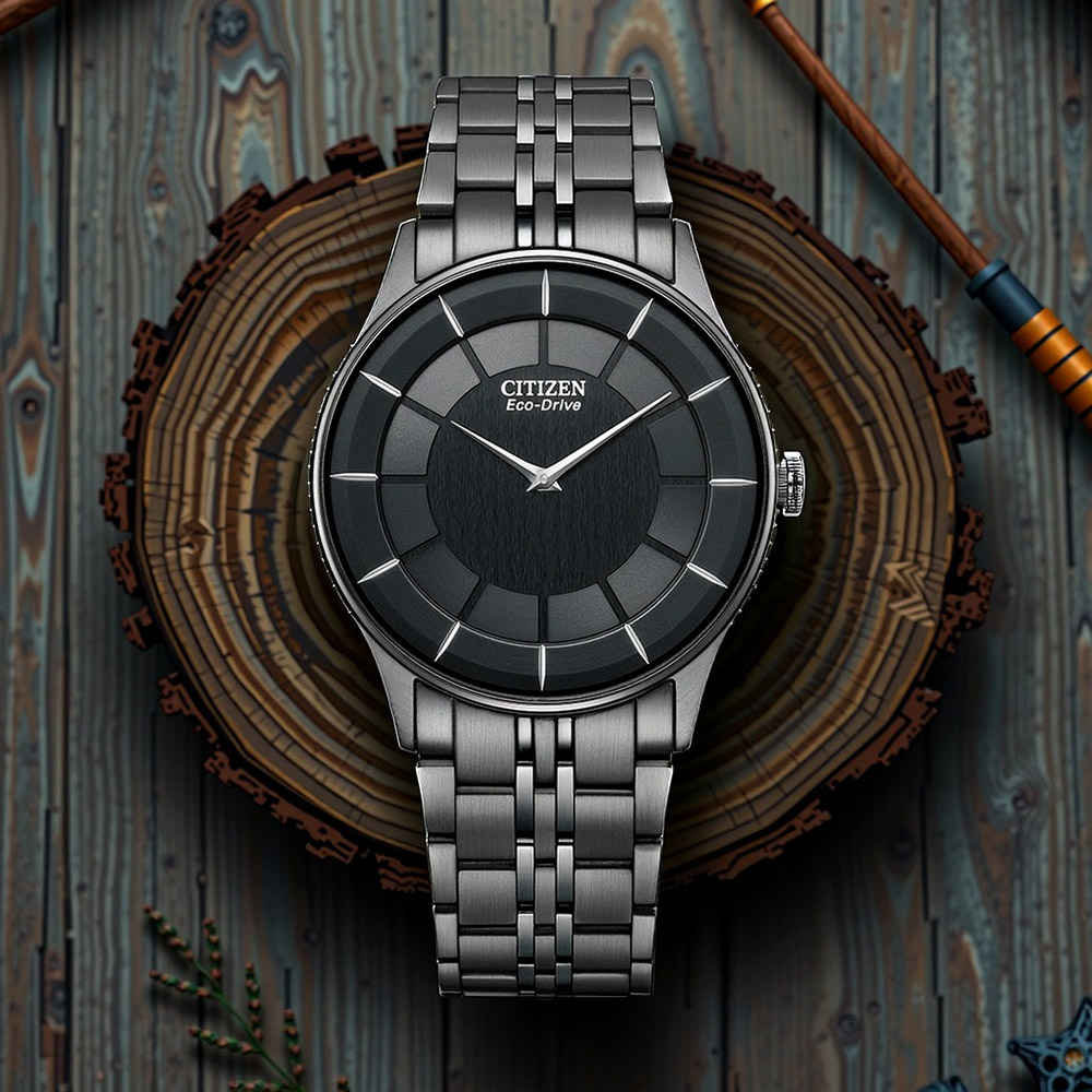 CITIZEN 星辰 光動能紳士超薄經典手錶-黑/36.2mm(AR3017-58E)