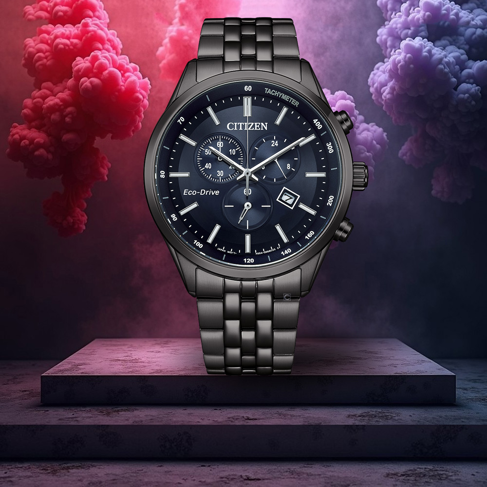 CITIZEN 星辰 Eco-Drive 光動能計時腕錶 手錶 男錶-AT2577-57L