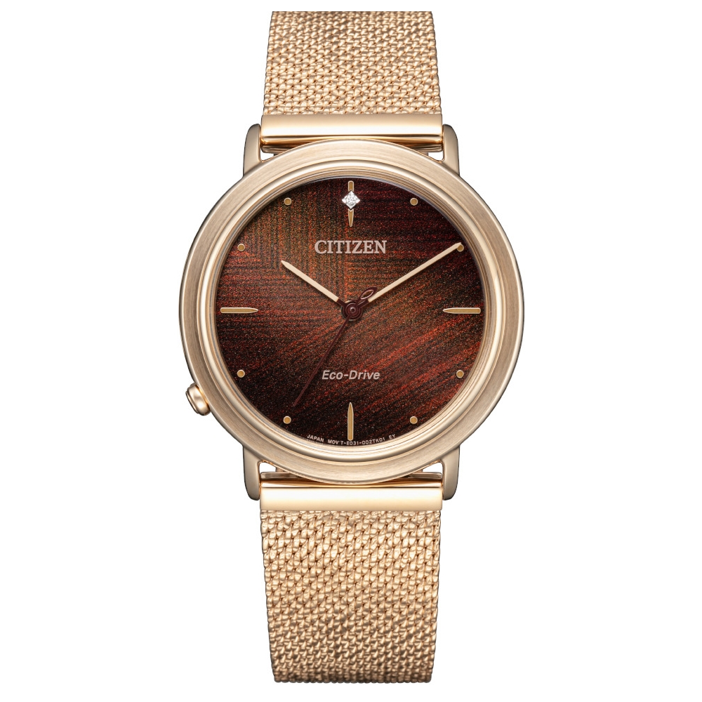 CITIZEN L系列地球之土代言人廣告款光動能腕錶EM1003-48X