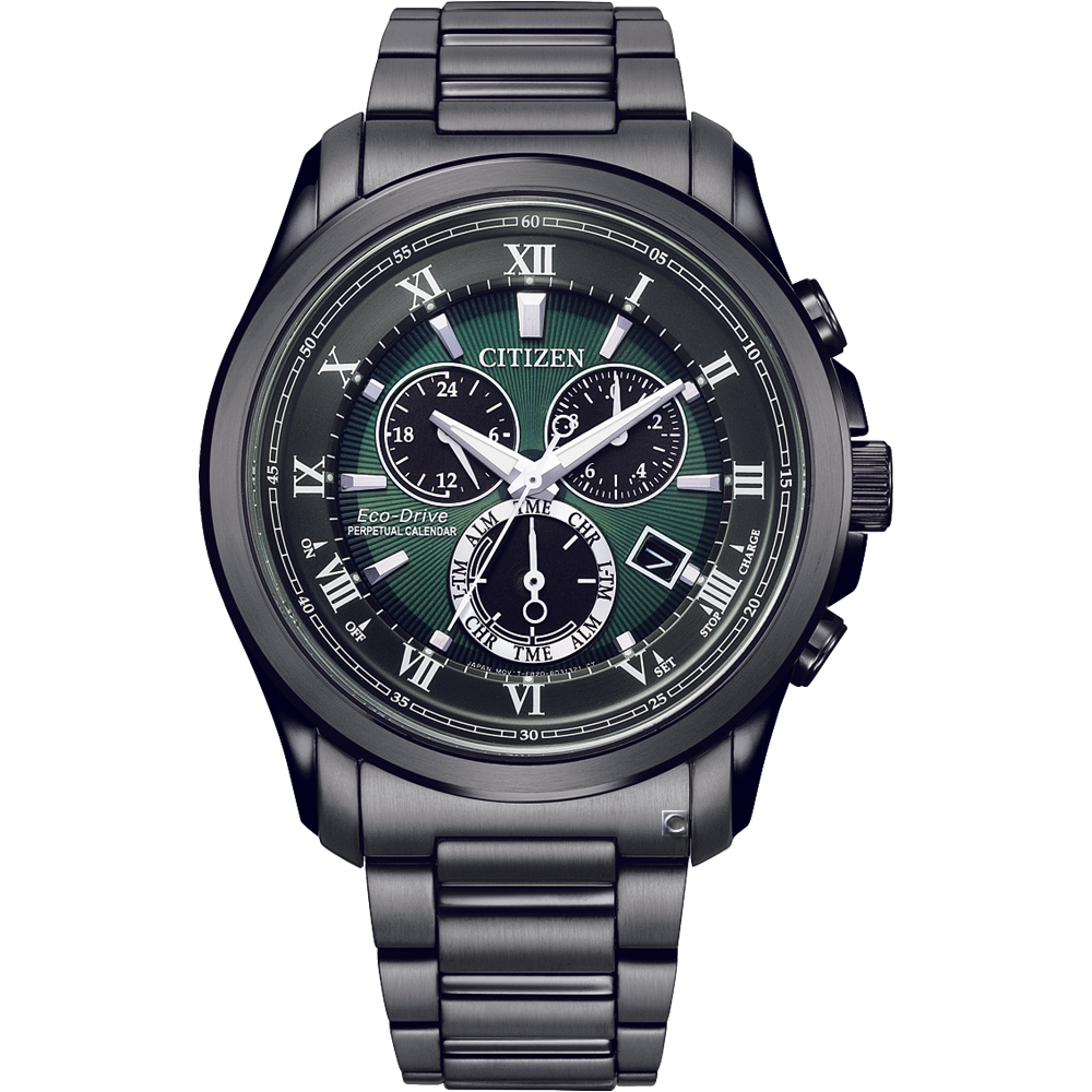 CITIZEN星辰 聖誕節亞洲限定萬年曆腕錶 BL5547-89X