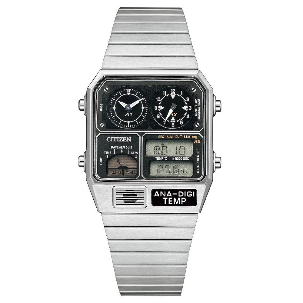 CITIZEN星辰 經典復刻限量電子腕錶JG2101-78E