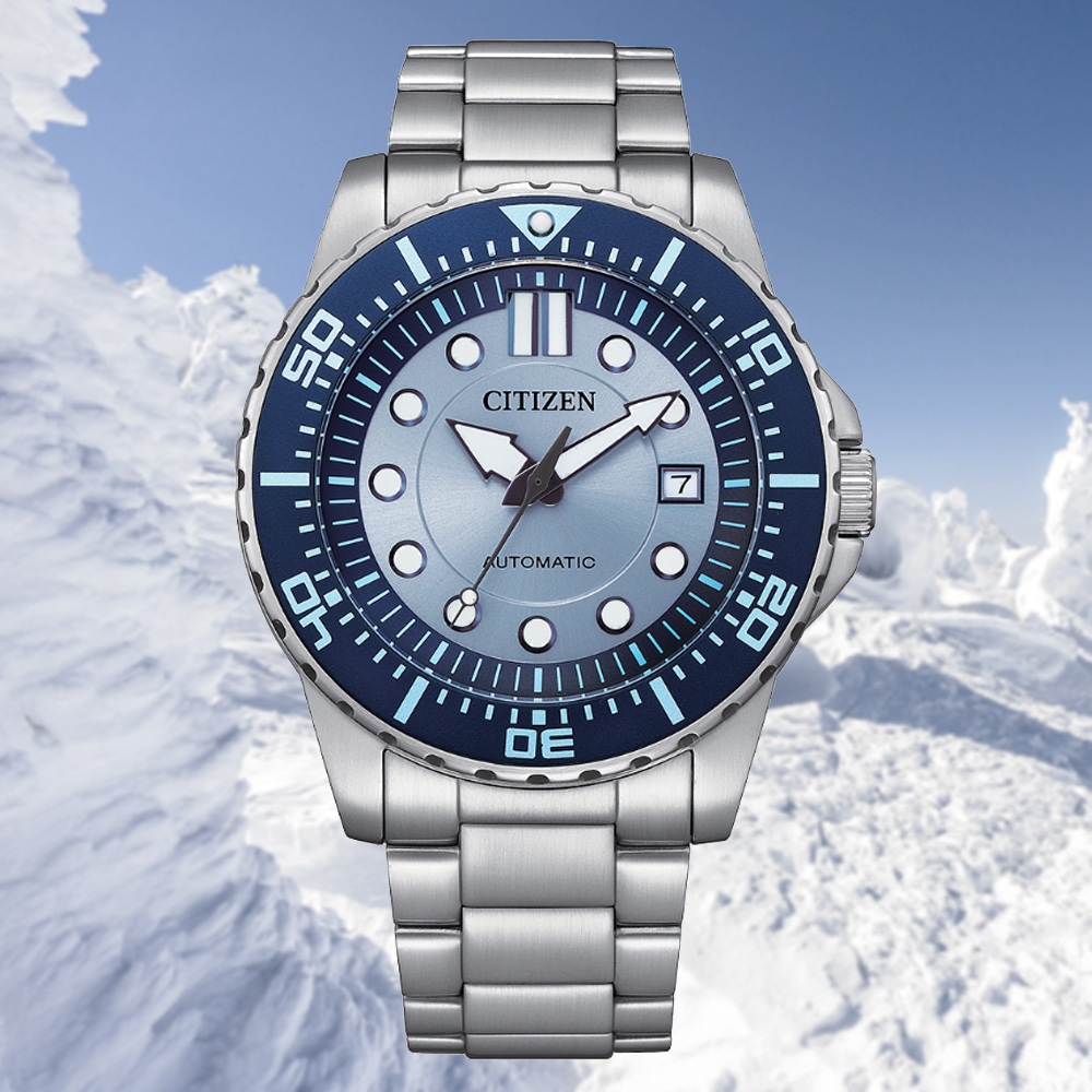 CITIZEN 星辰 Mechanical 希望之藍限定款 自動上鍊機械錶-43mm NJ0178-81M