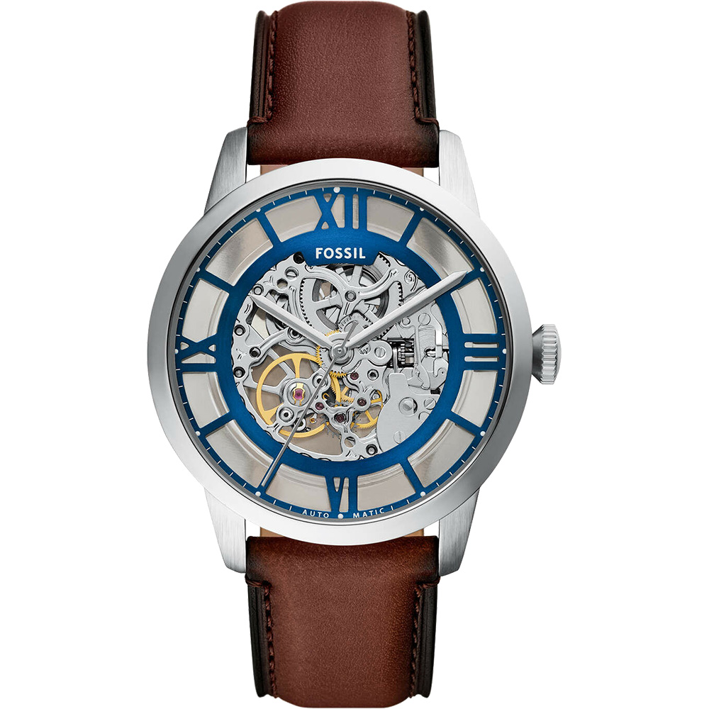 FOSSIL Townsman 爵士鏤空機械錶-44mm ME3267