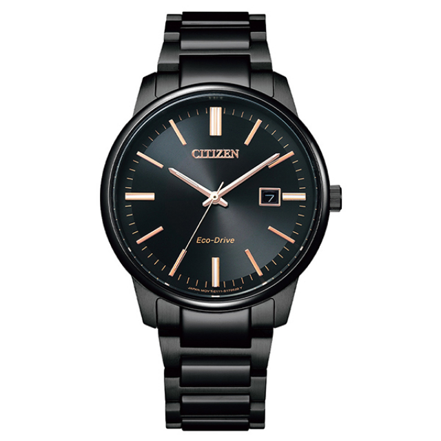 【CITIZEN】星辰 光動能 PAIR 對錶 日期 鋼錶帶 光動能男錶 BM7527-89E 黑 39mm 對錶