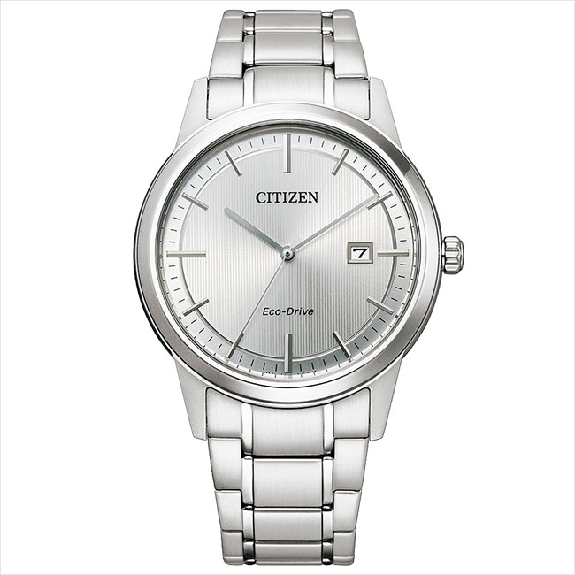 【CITIZEN】星辰 AW1231-66A 光動能 日期顯示 鋼錶帶男錶 銀 40mm