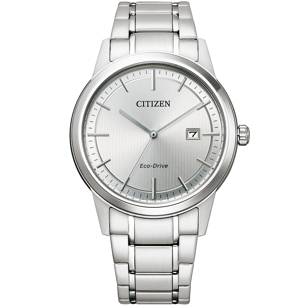 CITIZEN 星辰 光動能簡約大三針手錶-40mm AW1231-66A