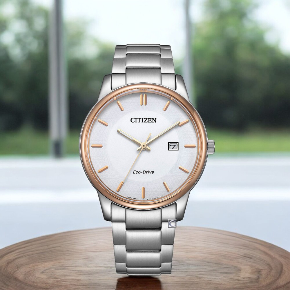 CITIZEN 星辰 Eco-Drive 光動能簡約商務腕錶 男錶 手錶-BM6979-74A/40mm