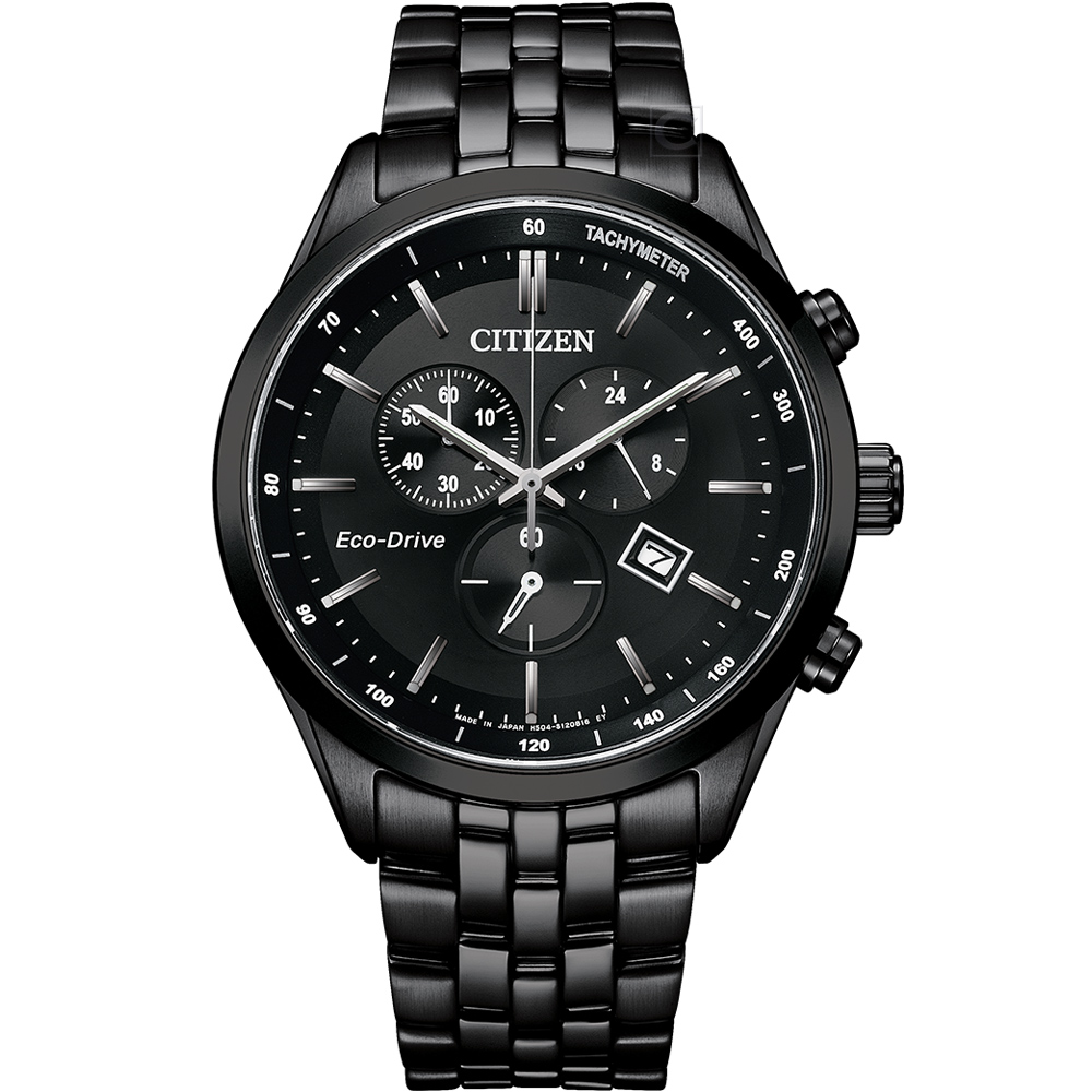 CITIZEN 星辰 光動能計時手錶-AT2145-86E/42mm