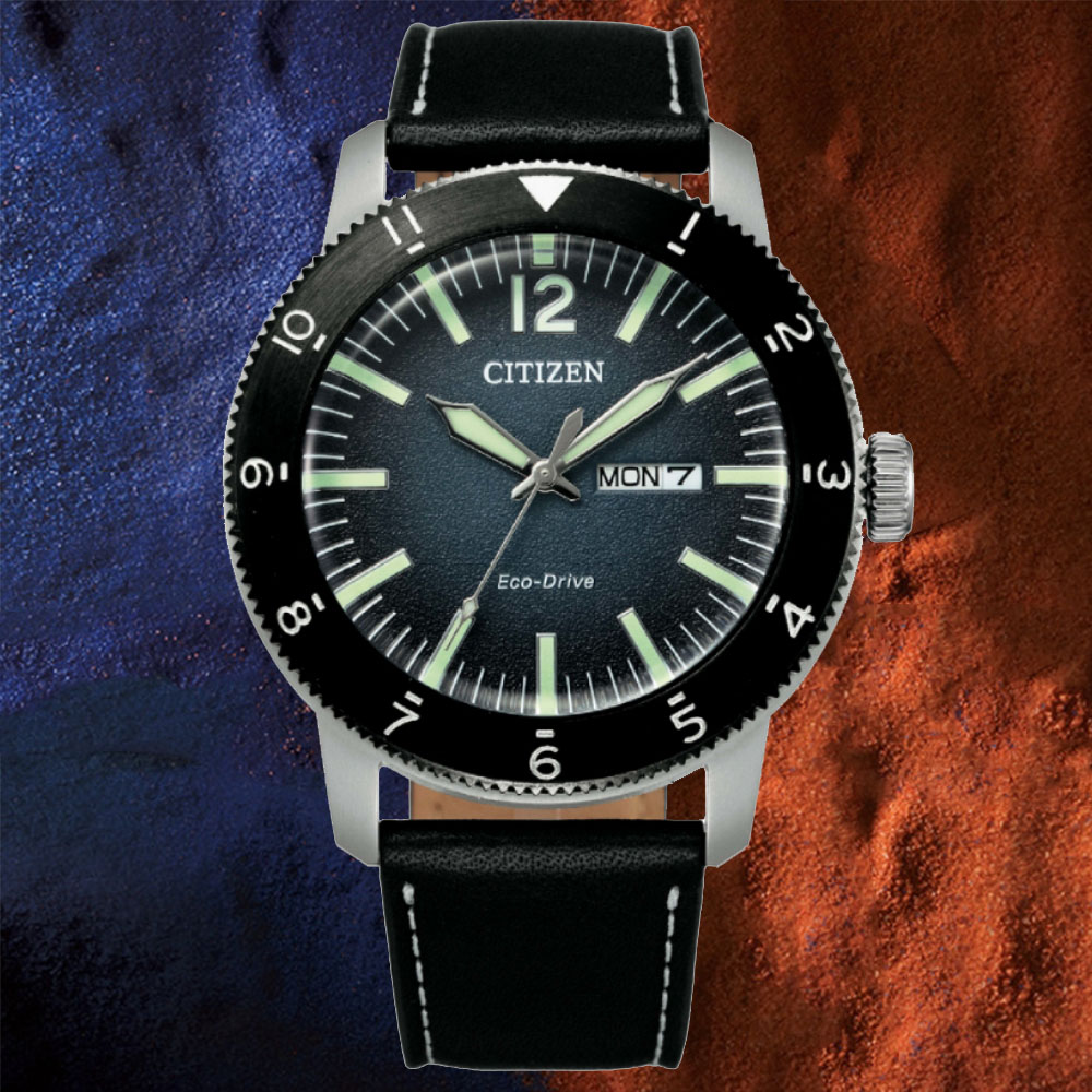 CITIZEN星辰 GENTS系列 光動能運動時尚腕錶 43.5mm/AW0077-19L