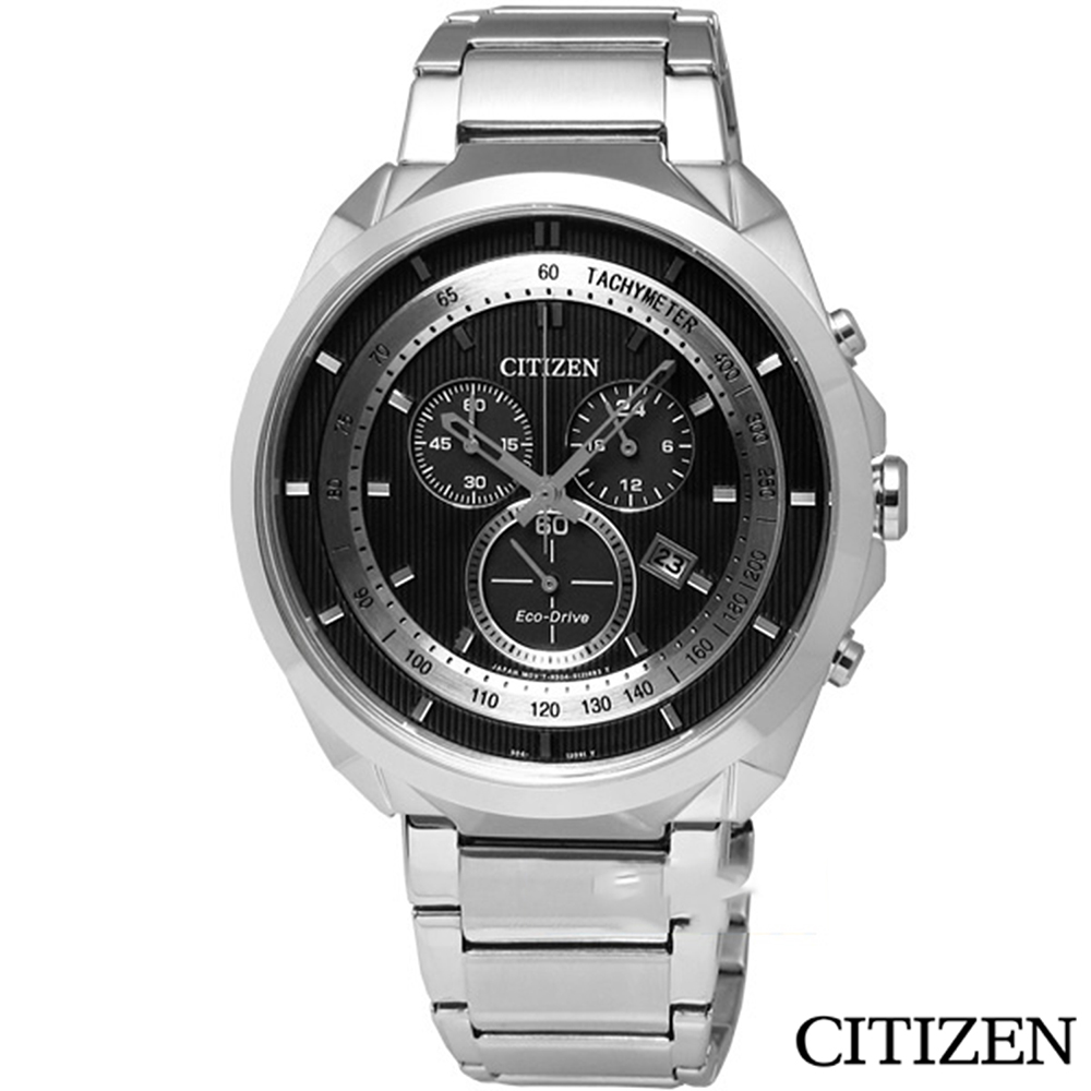 【CITIZEN 星辰】Eco-Drive光動能型男專屬計時腕錶(AT2150-51E)