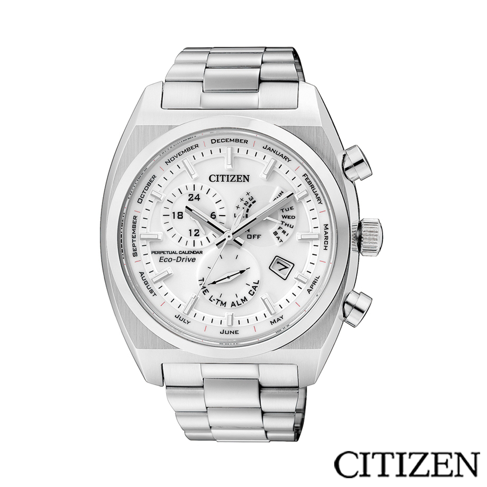 【CITIZEN 星辰】GENT時尚特務計時腕錶(BL8130-59A)