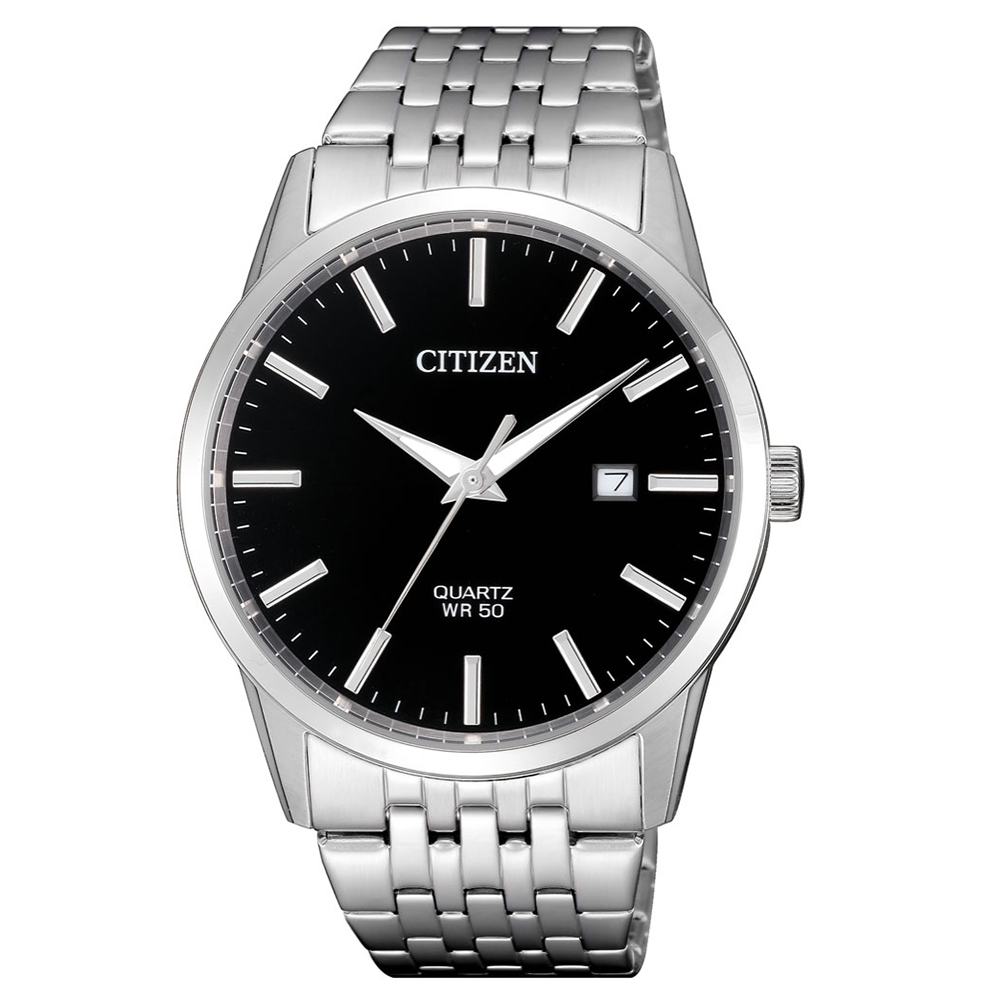 【CITIZEN星辰】一品雅爵夜光石英腕錶(BI5000-87E)-藍x39mm