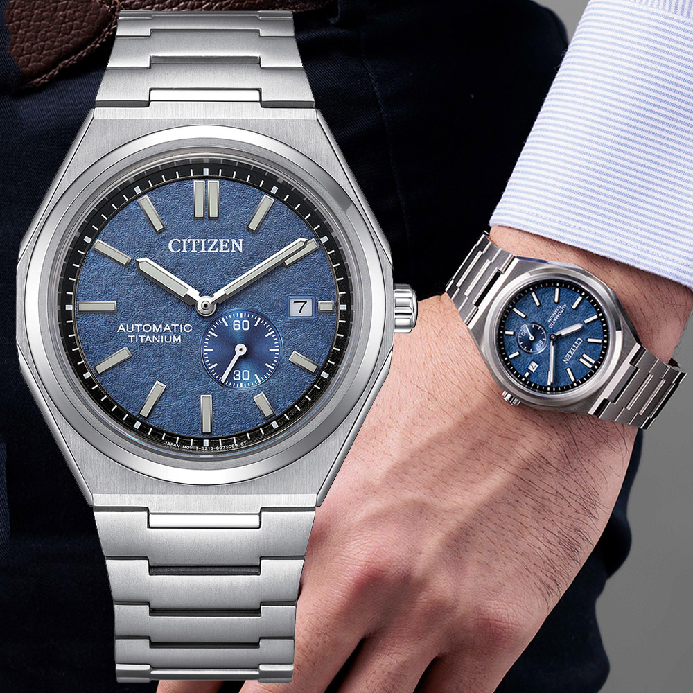 CITIZEN星辰 Mechanical系列 Zenshin 新鈦度 限量 小秒針機械腕錶 40.5mm/NJ0180-80L