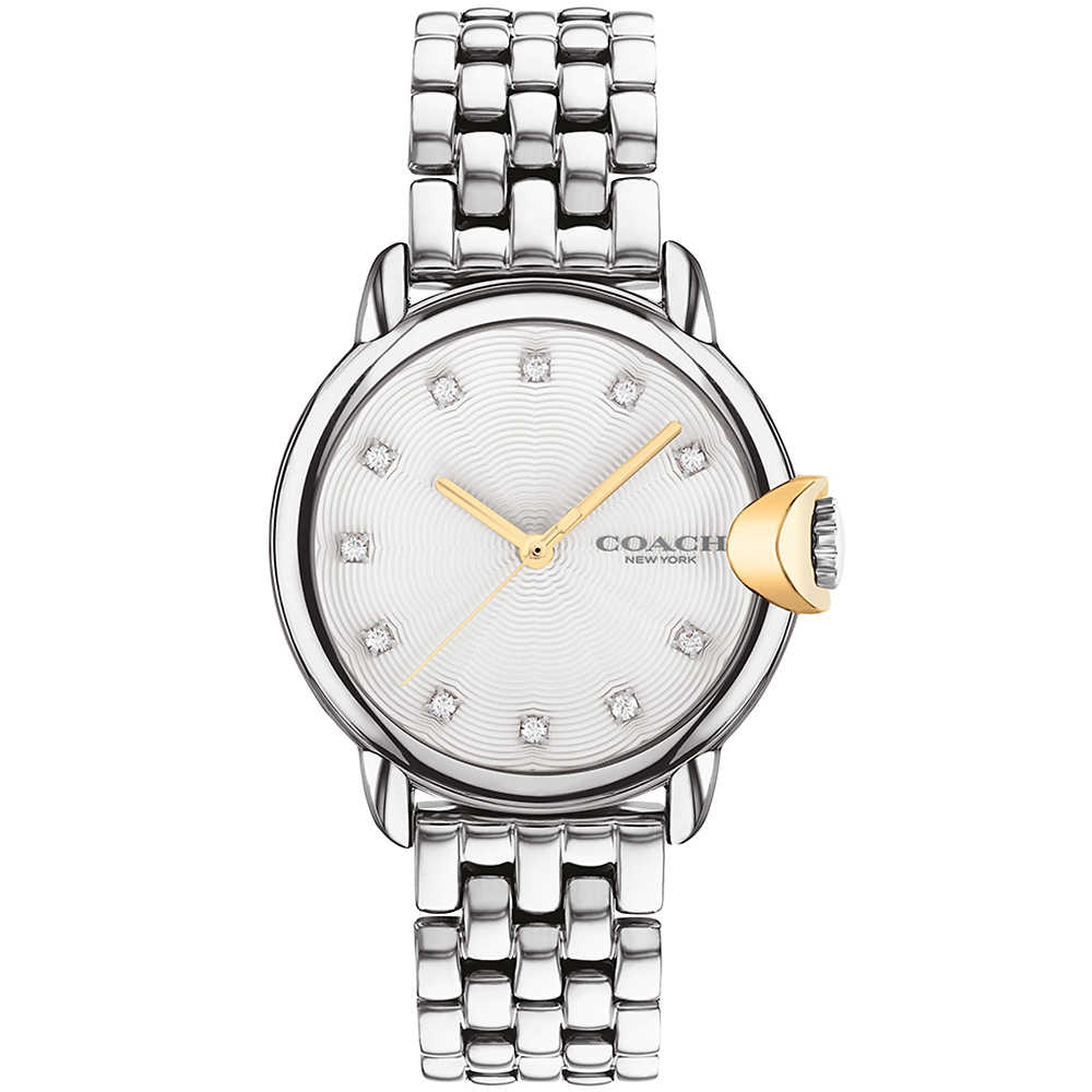 COACH Arden 水波紋晶鑽女錶-32mm 14503818