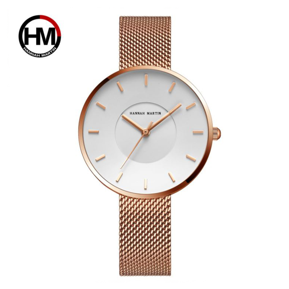 【HANNAH MARTIN】義大利設計簡約摩登手錶五色-HM-1052
