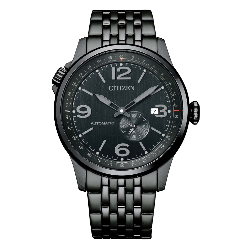 CITIZEN星辰 美式復古小秒針機械腕錶NJ0147-85E