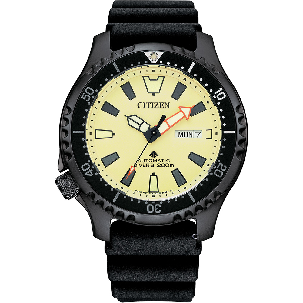 CITIZEN星辰 Promaster鋼鐵河豚EX Plus 亞洲限量潛水機械錶 NY0138-14X